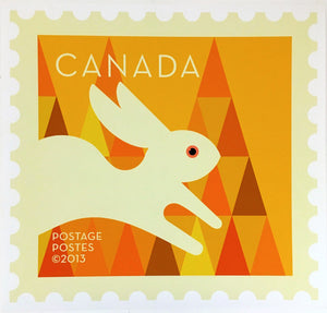 RABBIT - CANADA POST COLLECTION - 38" x 36"